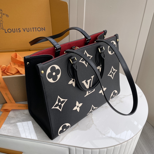 ルイヴィトンバッグ側面デザイン